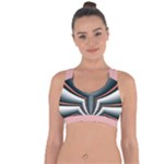 Altrosa fractal Cross String Back Sports Bra