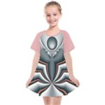 Altrosa fractal Kids  Smock Dress