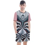 Altrosa fractal Men s Mesh T-Shirt and Shorts Set