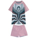 Altrosa fractal Kids  Swim T-Shirt and Shorts Set