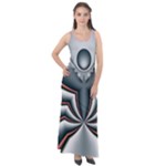 Altrosa fractal Sleeveless Velour Maxi Dress