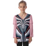 Altrosa fractal Kids  V Neck Casual Top