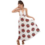 Muppets Animal pattern Backless Maxi Beach Dress