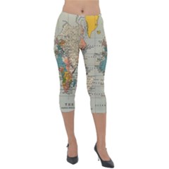 Lightweight Velour Capri Leggings  