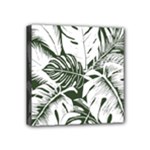 Abstract Art Tropical Leaves Mini Canvas 4  x 4  (Stretched)