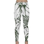 Abstract Art Tropical Leaves Classic Yoga Leggings