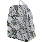 Abstract Art Tropical Leaves Top Flap Backpack