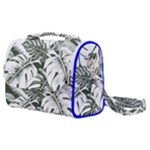 Abstract Art Tropical Leaves Satchel Shoulder Bag