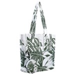 Abstract Art Tropical Leaves Everyday Shoulder Bag with Pouch Bag