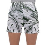 Abstract Art Tropical Leaves Sleepwear Shorts