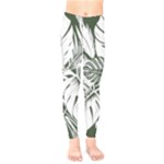 Abstract Art Tropical Leaves Kids  Leggings