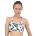 Abstract Art Tropical Leaves Basic Training Sports Bra