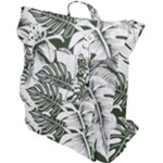 Abstract Art Tropical Leaves Buckle Up Backpack