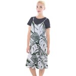 Abstract Art Tropical Leaves Camis Fishtail Dress