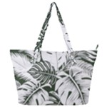 Abstract Art Tropical Leaves Full Print Shoulder Bag