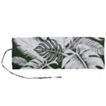 Abstract Art Tropical Leaves Roll Up Canvas Pencil Holder (M)