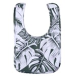 Abstract Art Tropical Leaves Baby Bib