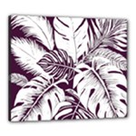 Abstract Art Tropical Leaves Canvas 24  x 20  (Stretched)