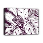 Abstract Art Tropical Leaves Deluxe Canvas 16  x 12  (Stretched) 