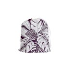 Abstract Art Tropical Leaves Drawstring Pouch (Small)