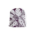 Abstract Art Tropical Leaves Drawstring Pouch (Medium)