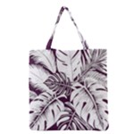 Abstract Art Tropical Leaves Grocery Tote Bag