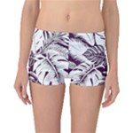 Abstract Art Tropical Leaves Boyleg Bikini Bottoms