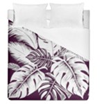 Abstract Art Tropical Leaves Duvet Cover (Queen Size)