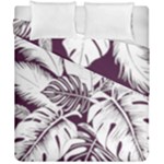 Abstract Art Tropical Leaves Duvet Cover Double Side (California King Size)