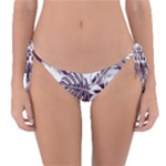 Abstract Art Tropical Leaves Reversible Bikini Bottoms