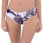 Abstract Art Tropical Leaves Reversible Classic Bikini Bottoms