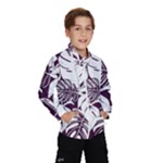 Abstract Art Tropical Leaves Kids  Windbreaker