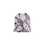 Abstract Art Tropical Leaves Drawstring Pouch (XS)