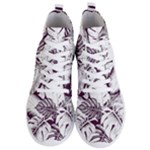 Abstract Art Tropical Leaves Men s Lightweight High Top Sneakers