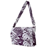 Abstract Art Tropical Leaves Full Print Messenger Bag (S)