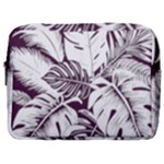 Abstract Art Tropical Leaves Make Up Pouch (Large)