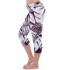 Lightweight Velour Capri Yoga Leggings 