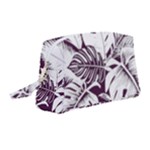 Abstract Art Tropical Leaves Wristlet Pouch Bag (Medium)