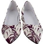 Abstract Art Tropical Leaves Women s Block Heels 