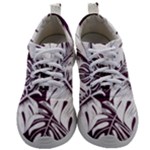 Abstract Art Tropical Leaves Mens Athletic Shoes