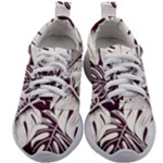 Abstract Art Tropical Leaves Kids Athletic Shoes