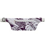 Abstract Art Tropical Leaves Active Waist Bag