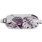 Abstract Art Tropical Leaves Rounded Waist Pouch