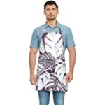 Abstract Art Tropical Leaves Kitchen Apron