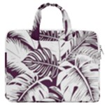 Abstract Art Tropical Leaves MacBook Pro 13  Double Pocket Laptop Bag