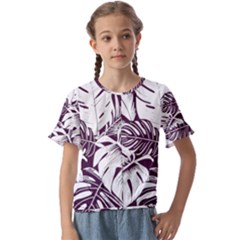 Kids  Cuff Sleeve Scrunch Bottom T-Shirt 