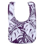 Abstract Art Tropical Leaves Baby Bib