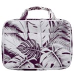 Abstract Art Tropical Leaves Travel Toiletry Bag With Hanging Hook