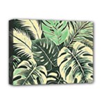 Abstract Art Tropical Leaves Deluxe Canvas 16  x 12  (Stretched) 