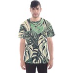 Abstract Art Tropical Leaves Men s Sport Mesh T-Shirt